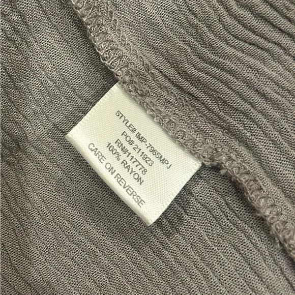 Lovestitch Weekend Mila Gauzy Maxi Dress | Cement | Size M/L - Picture 5 of 5